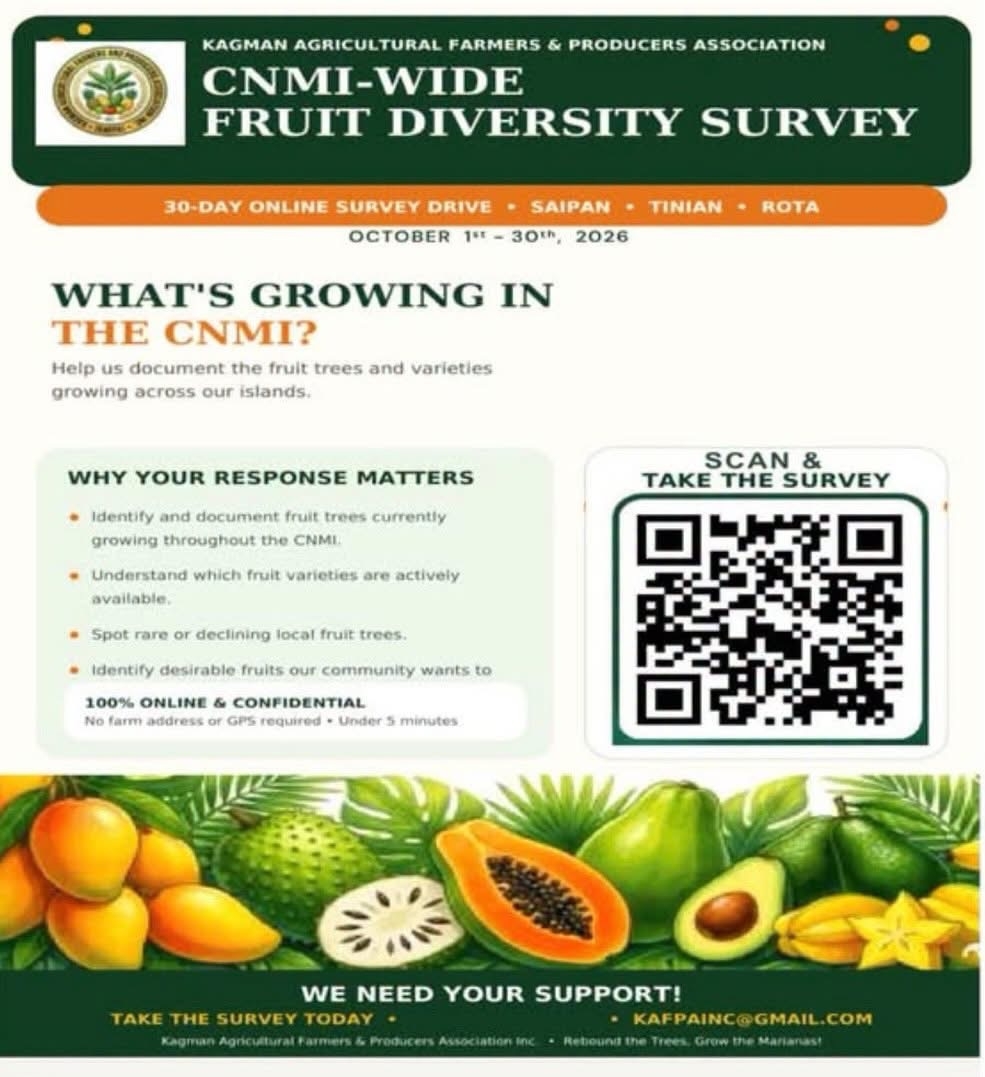 Take the CNMI Fruit Diversity Survey